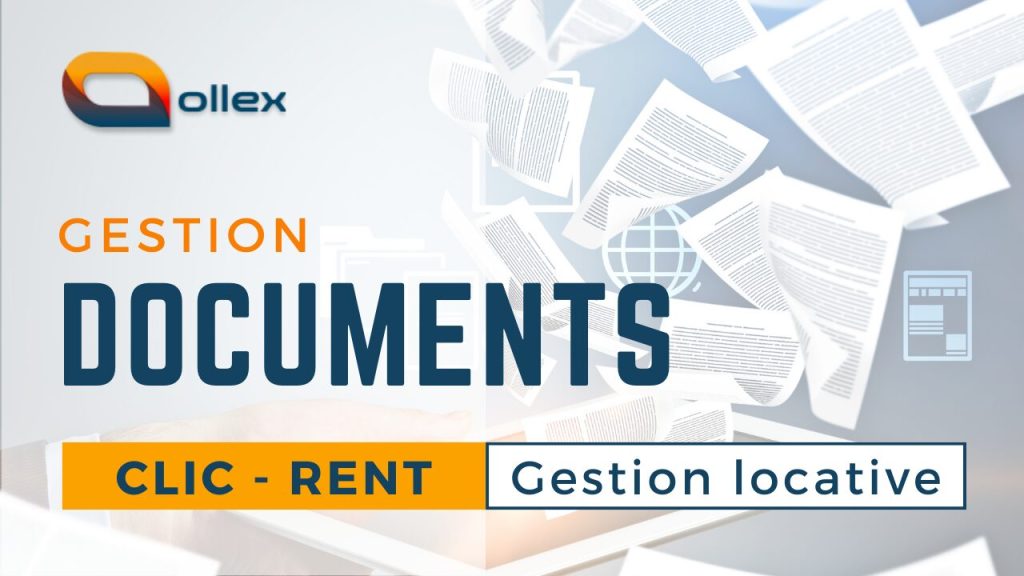 La gestion de documents dans Clic-Rent