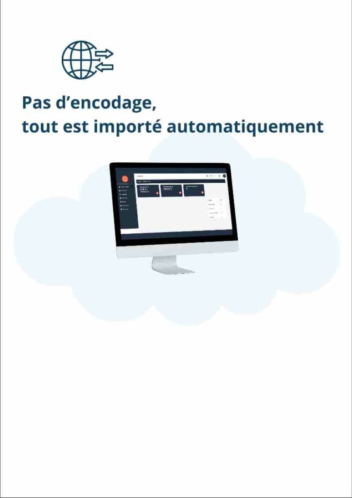 Pas d'encodage - Importation automatique des transactions bancaires dans Clic Rent