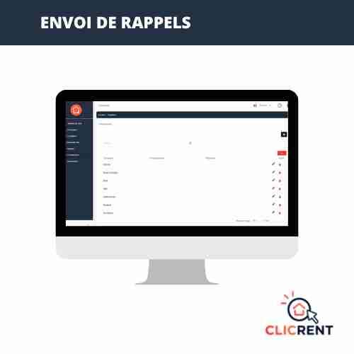 Envoi de rappels individuels