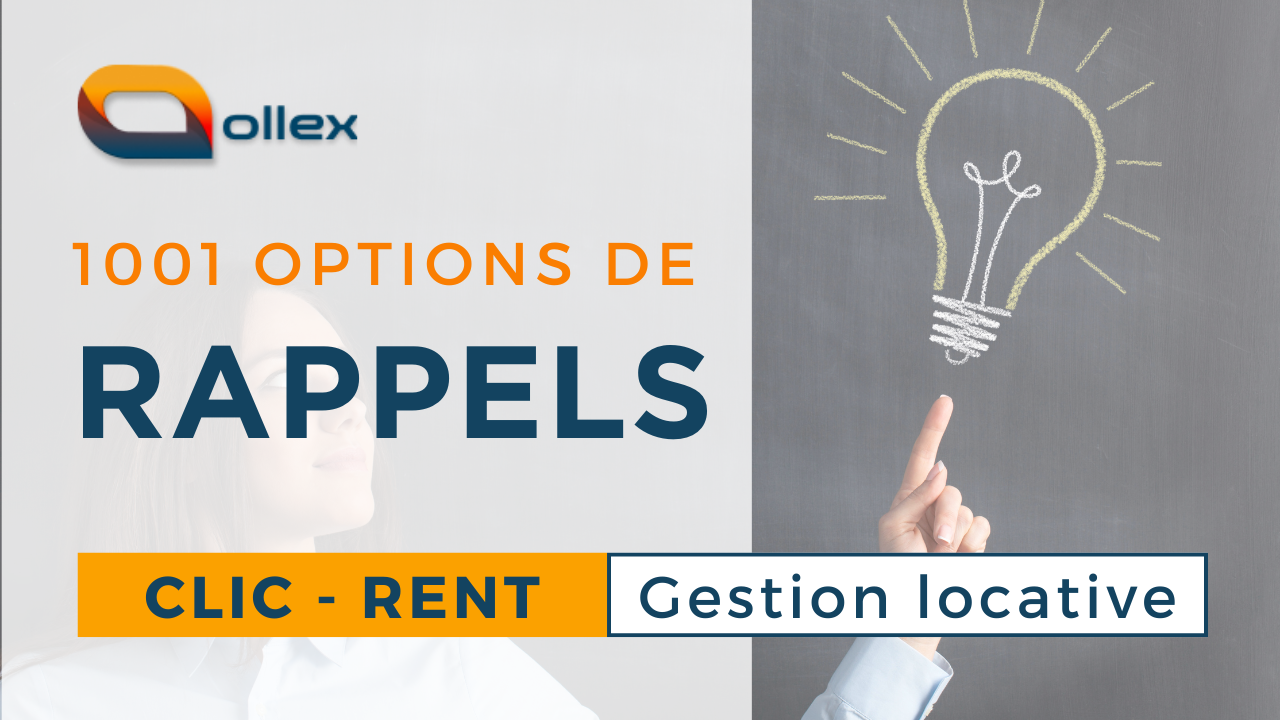 Clic-Rent:1001 Options de rappels